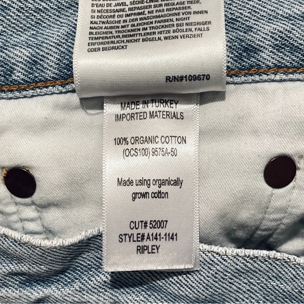 AGOLDE Ripley Cotton High-Rise Straight Jeans in Riptide - Picture 8 of 9